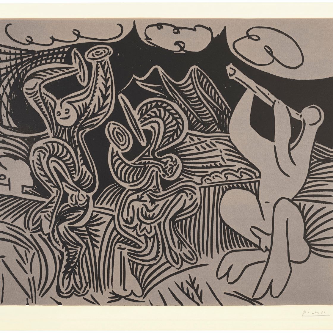 Pablo Picasso — Танцоры и музыканты