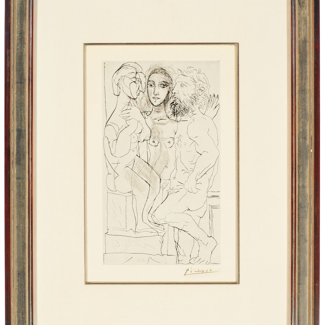 Pablo Picasso — Скульптор, ассистент модели и скульптуры, из La Suite Vollard