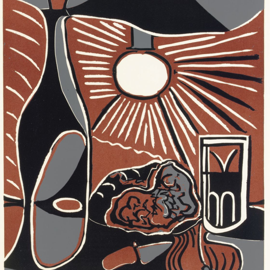 Pablo Picasso — Смерть природы в бутейле (B. 1100; Ba. 1315)