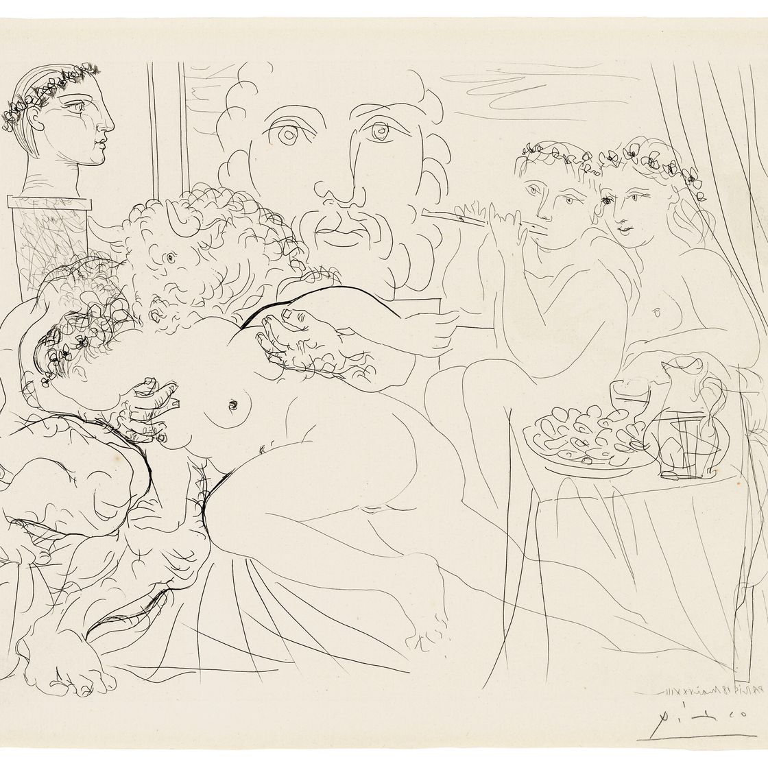 Pablo Picasso — Средство для женской ласки Minotaure, от: La Suite Vollard