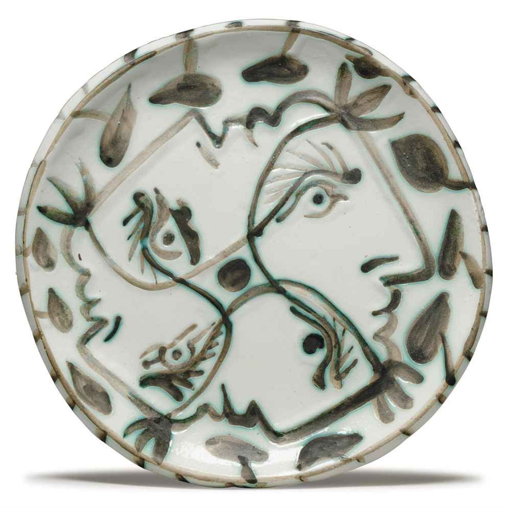 Pablo Picasso — Четыре переплетенных профиля (A.R. 88)