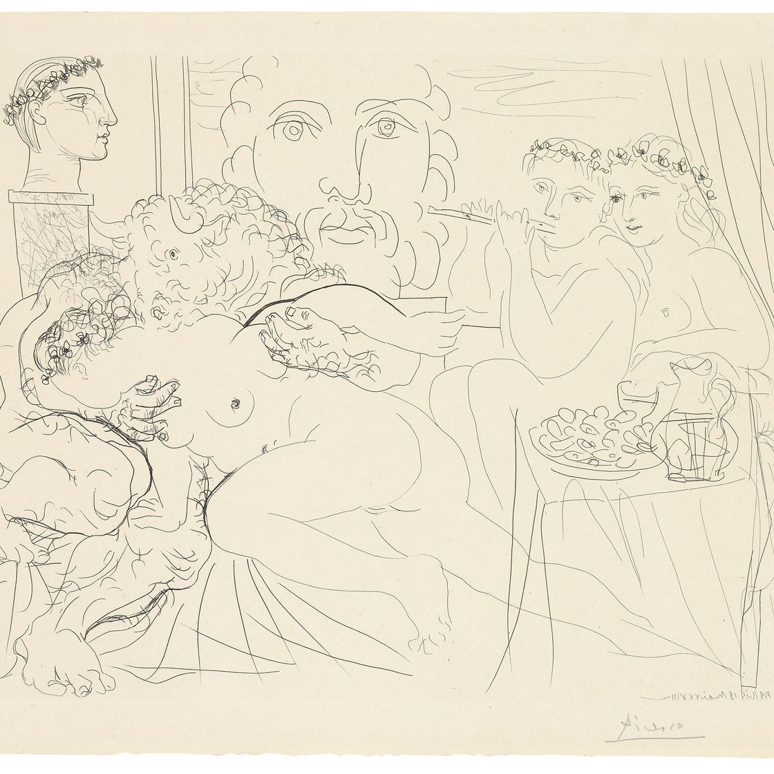 Pablo Picasso — Средство для женской ласки Minotaure, от: La Suite Vollard