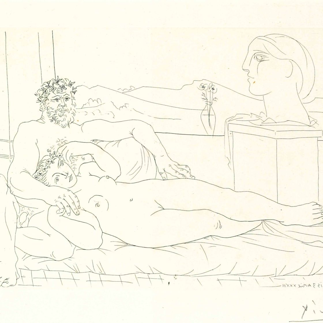 Pablo Picasso — Репозиторий скульптора II, от: La Suite Vollard