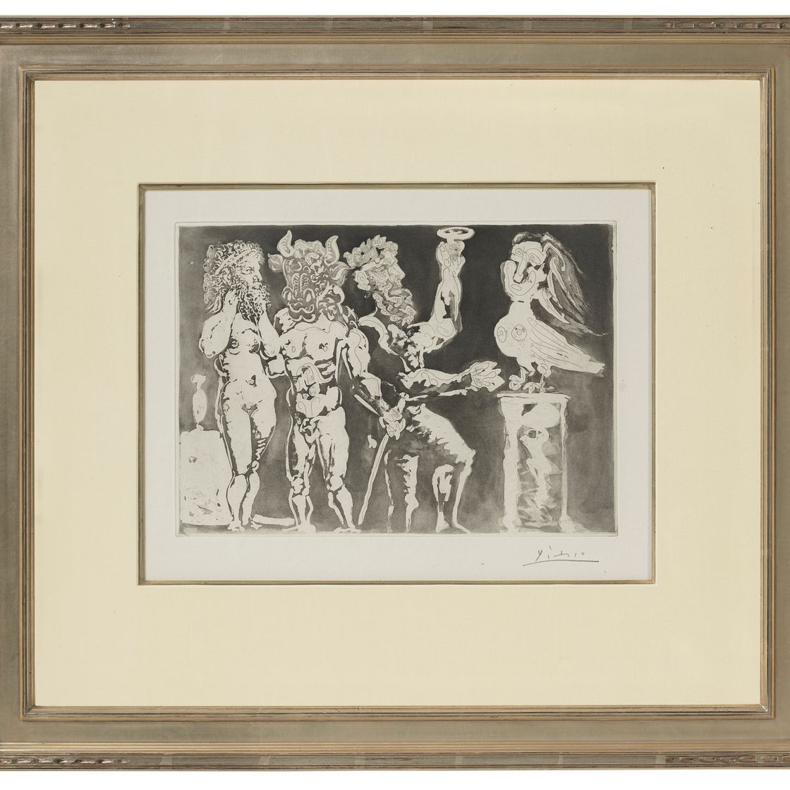 Pablo Picasso — Персонажи "маскарадных костюмов" и "Роковая женщина" из "Люкса Воллара", изображение 2
