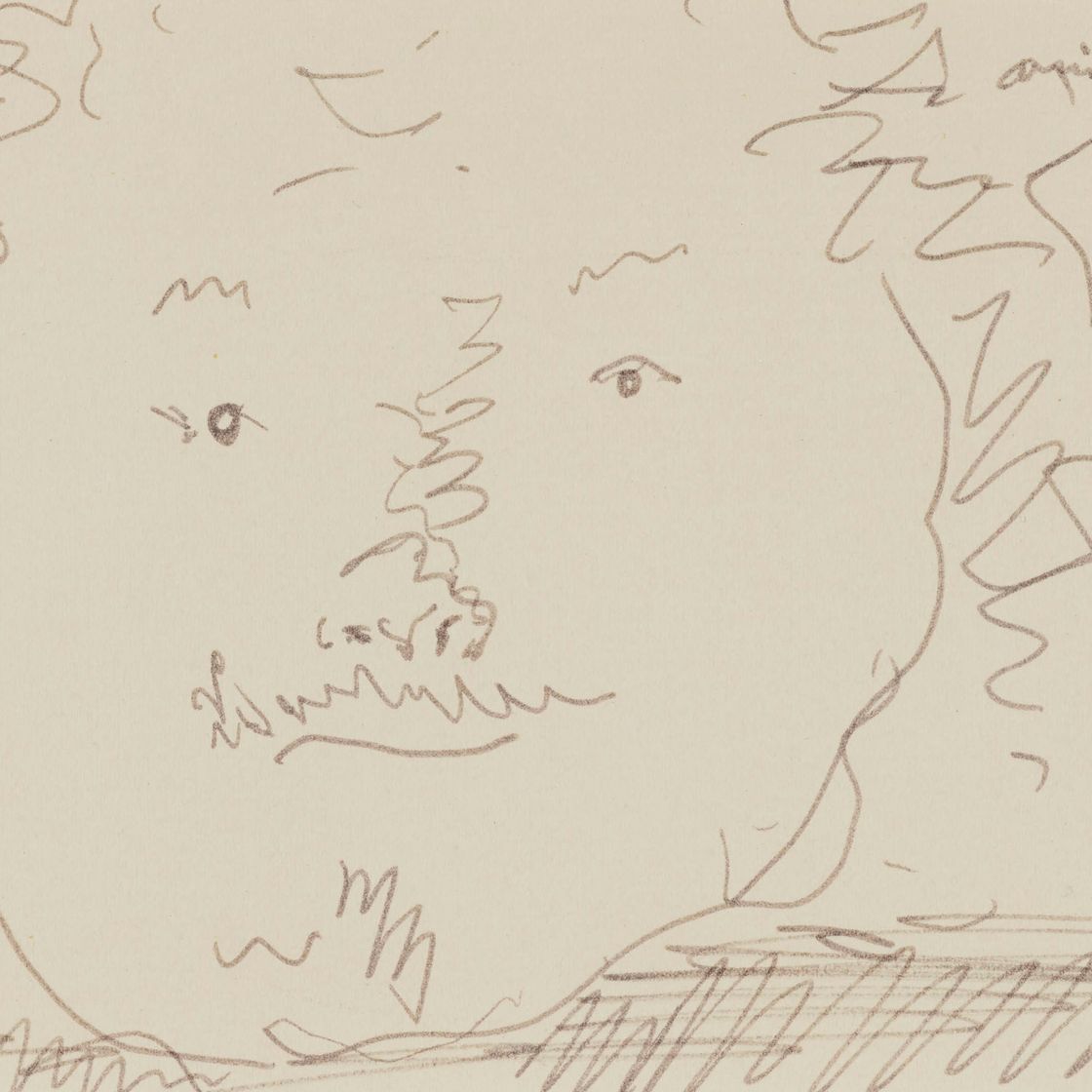 Pablo Picasso — Портрет Нормана Гранца