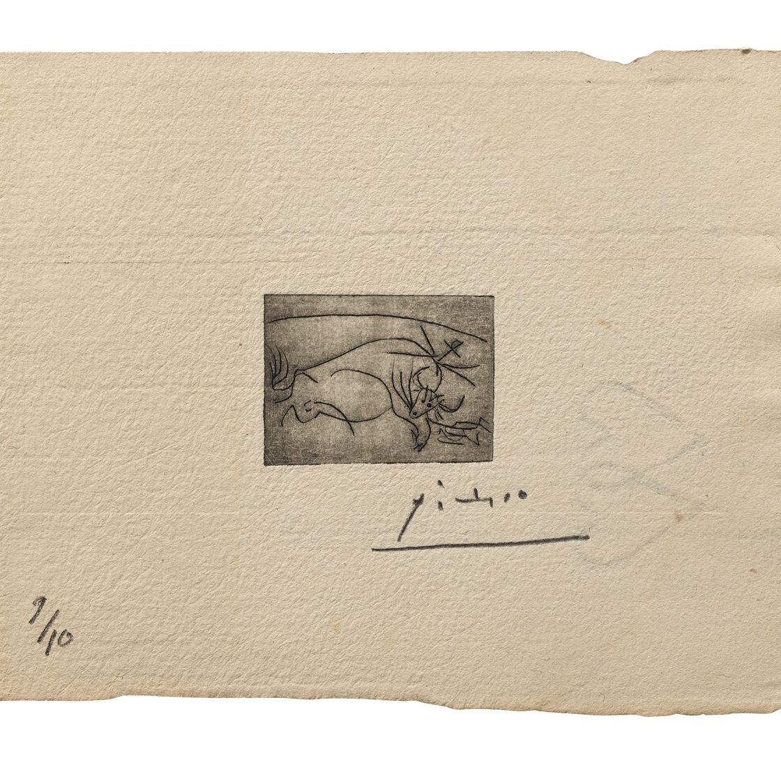 Pablo Picasso — Коррида: "Смерть Торо", автор: Мерс