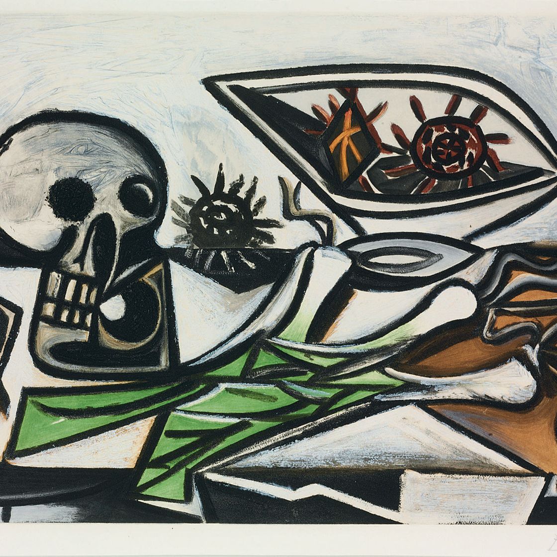Pablo Picasso — Смерть природы у журавля