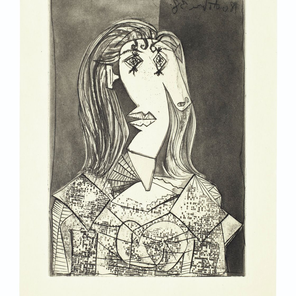 Pablo Picasso — Фронтиспис из "Антологии черного юмора"
