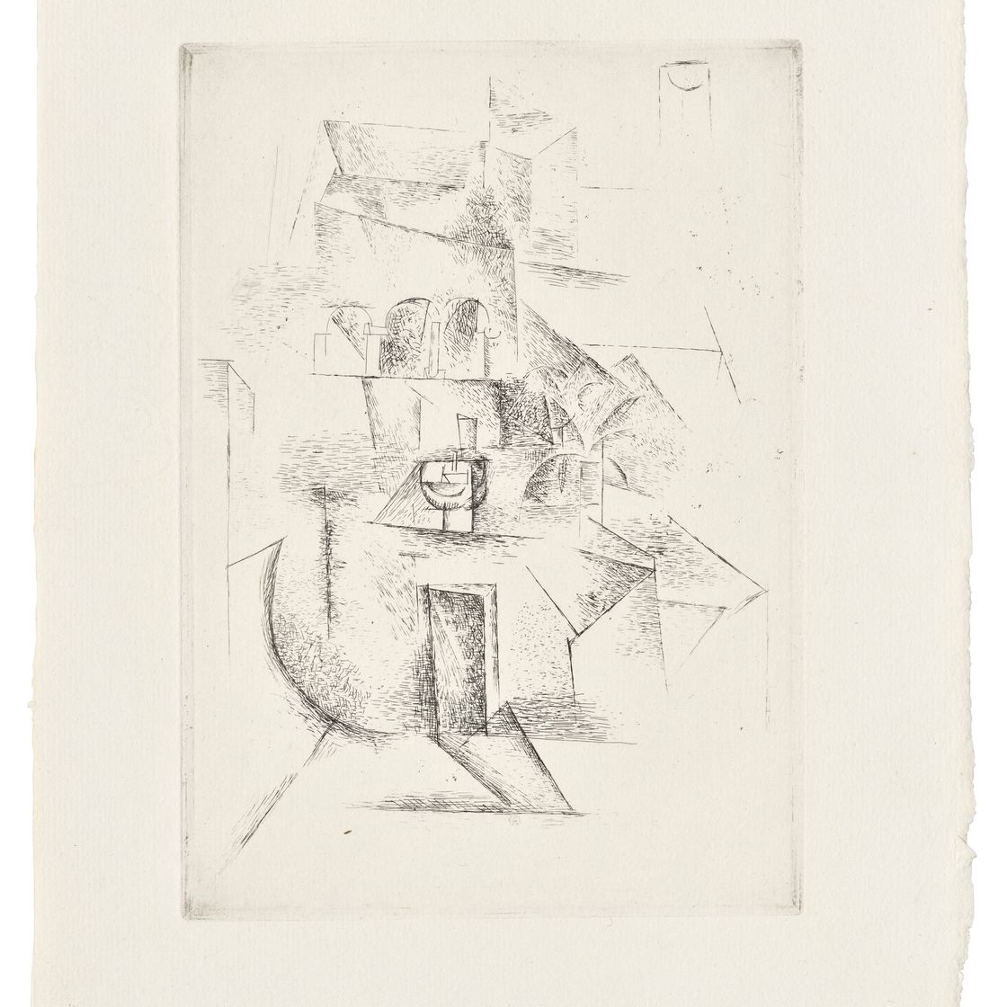 Pablo Picasso — Ле Куван (второй план), родом из Сен-Матореля