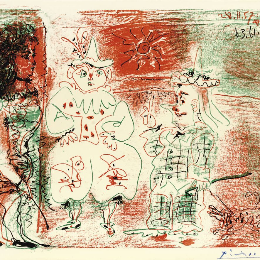 Pablo Picasso — Театр и клоуны (B. 844; M. 304)