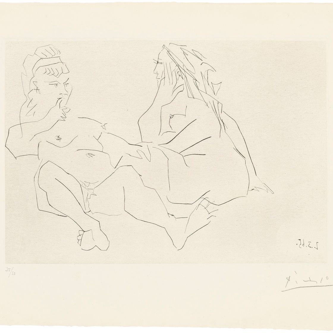Pablo Picasso — Две женщины III