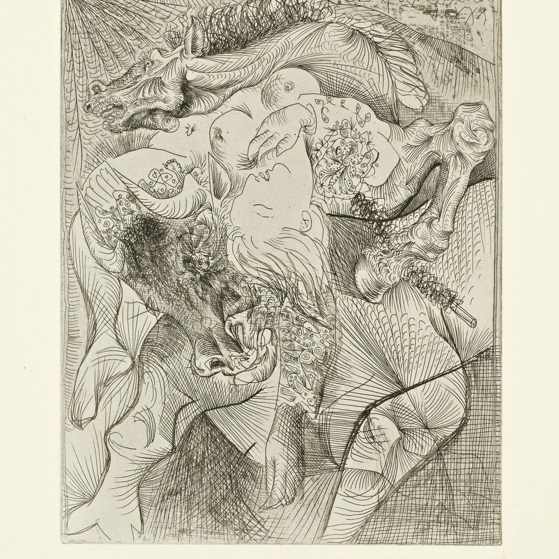Pablo Picasso — "Женщина-тореро", II, из "Ла Сюит Воллар" (B. 220; Ba. 426)