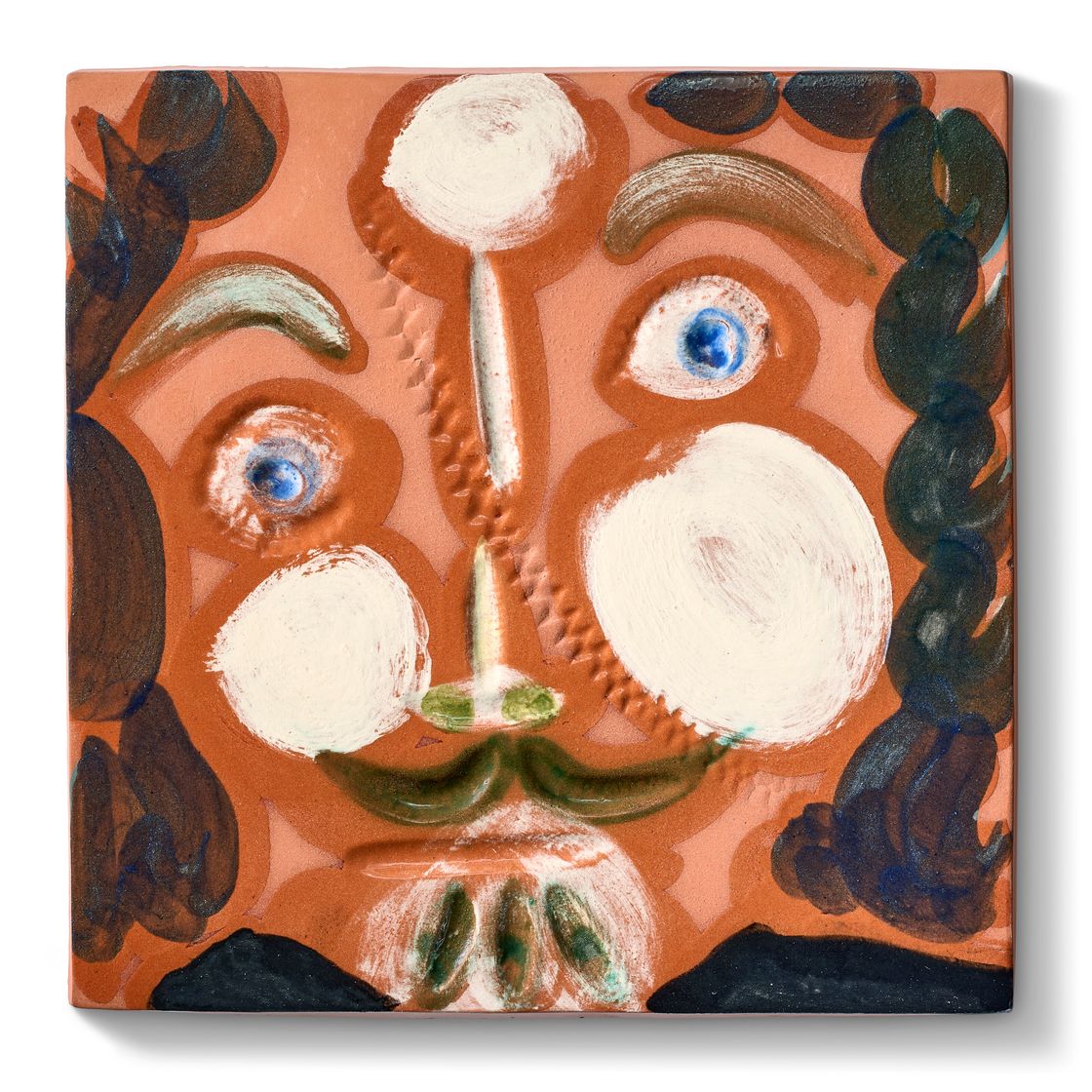 Pablo Picasso — Лицо с косыми чертами (A.R. 587)
