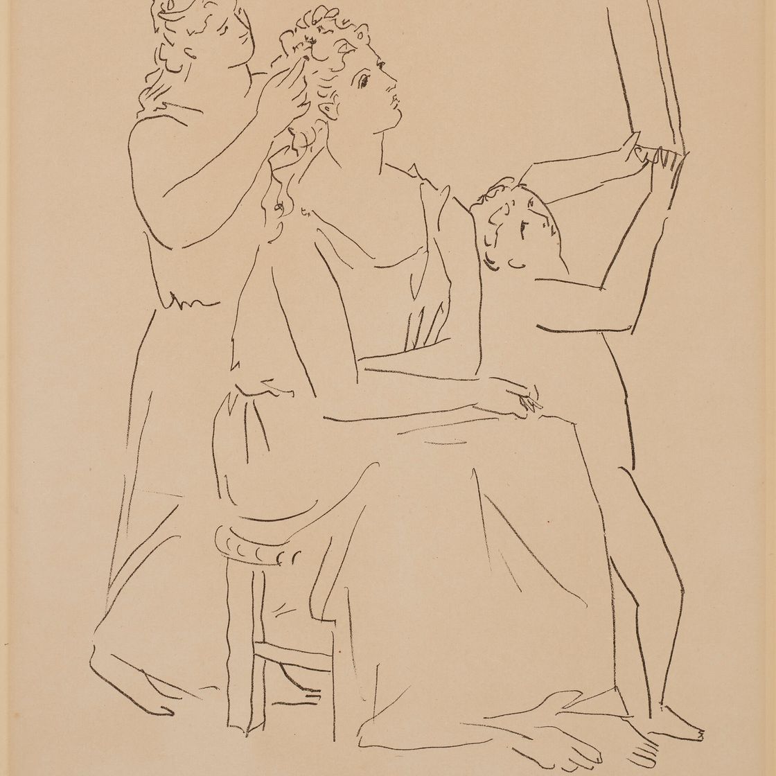 Pablo Picasso — Туалетная комната La toilette