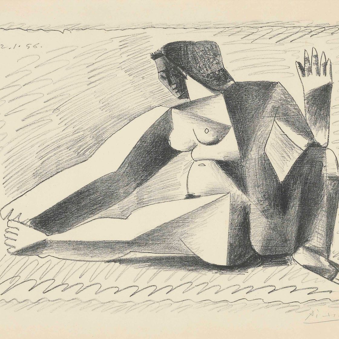 Pablo Picasso — Женское наращивание на уровне бюстгальтеров