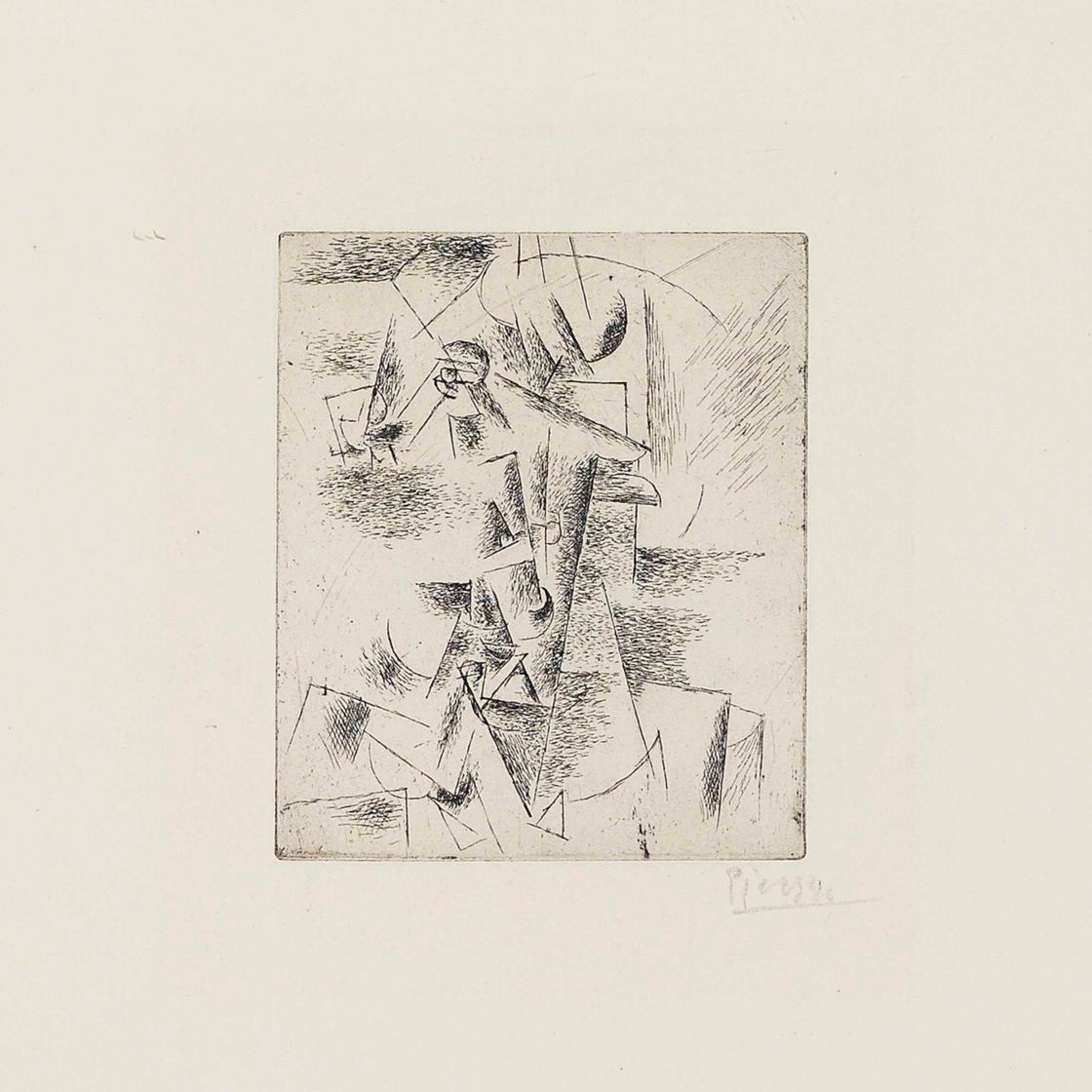 Pablo Picasso — Тет-а-тет с человеком за трубкой