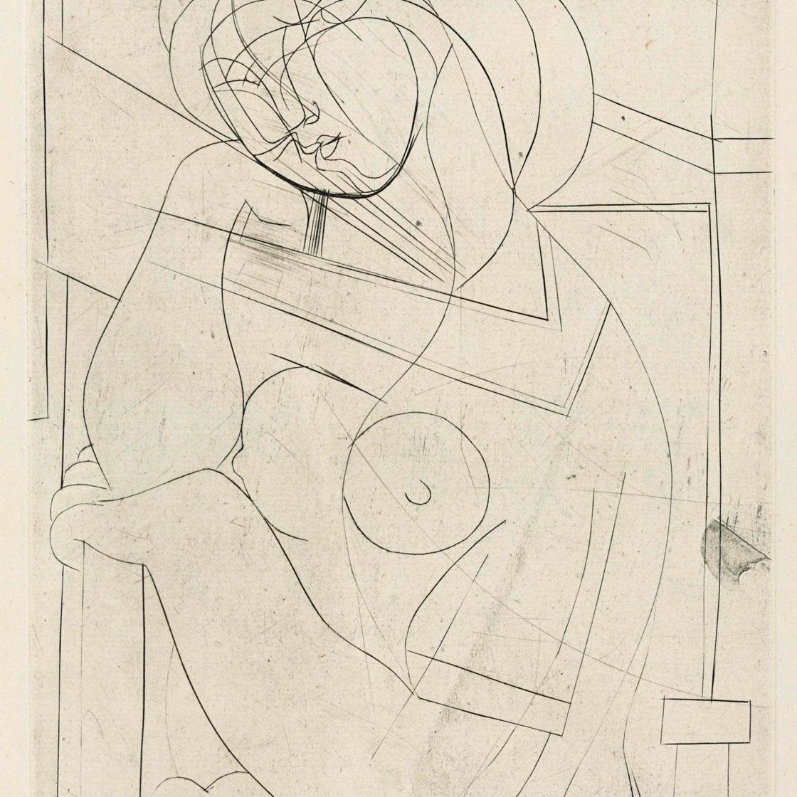 Pablo Picasso — Прекрасная певица, "Ночь на майне" из "Сюиты Воллара" (стр. 218; стр. 423)
