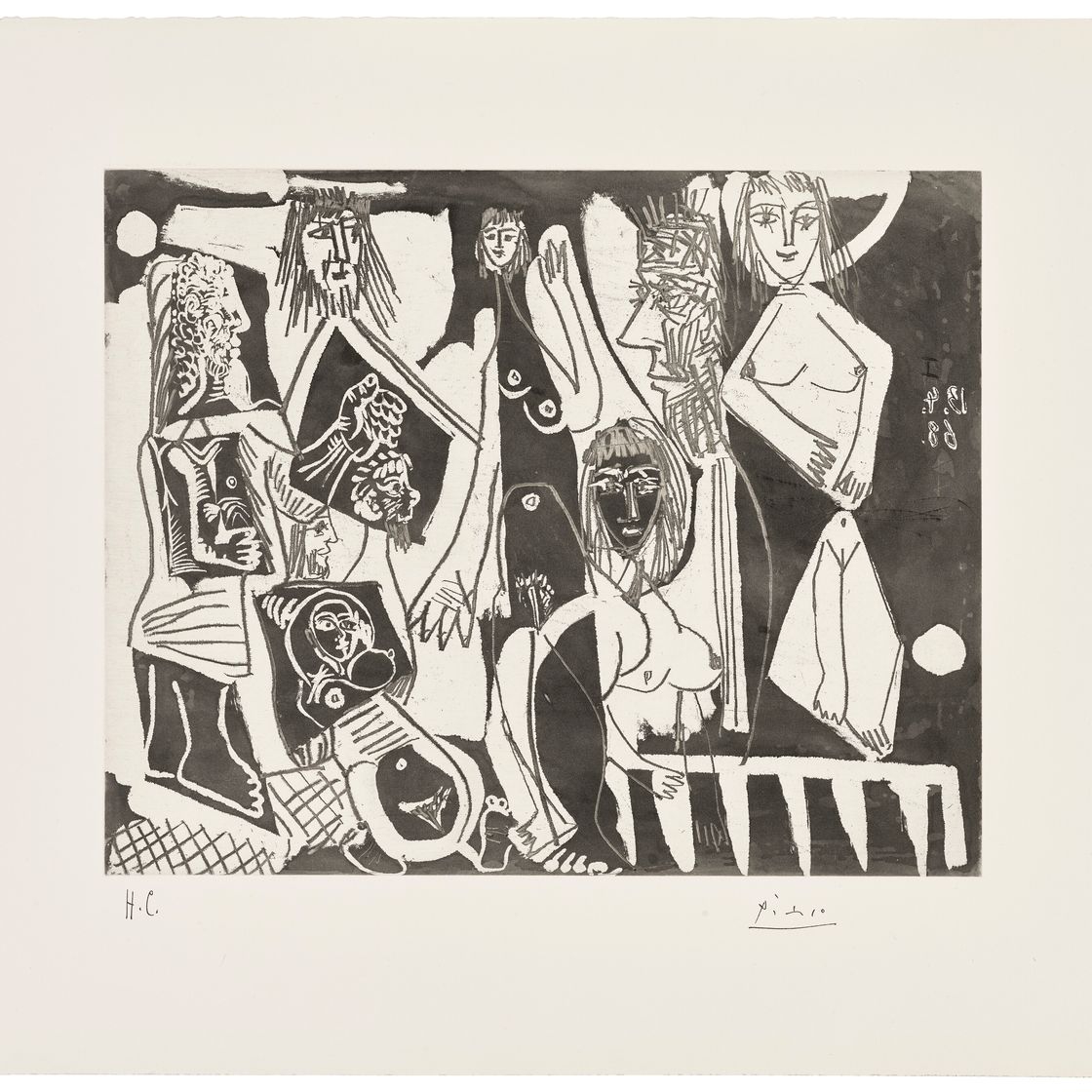 Pablo Picasso — Женщина в поисках приключений: мужчины и женщины, от: Série 347