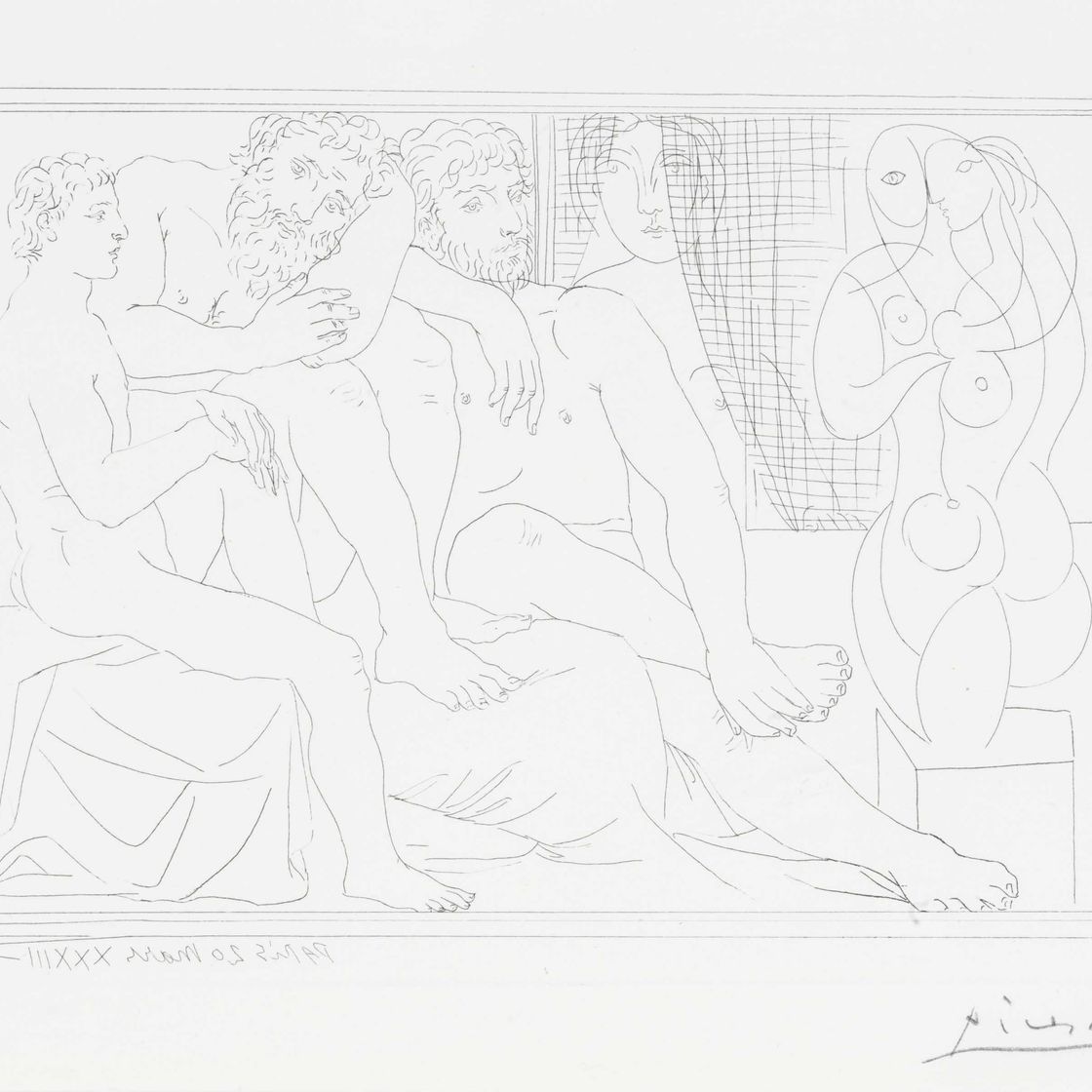 Pablo Picasso — Скульпторы, модели и скульптуры из La Suite Vollard