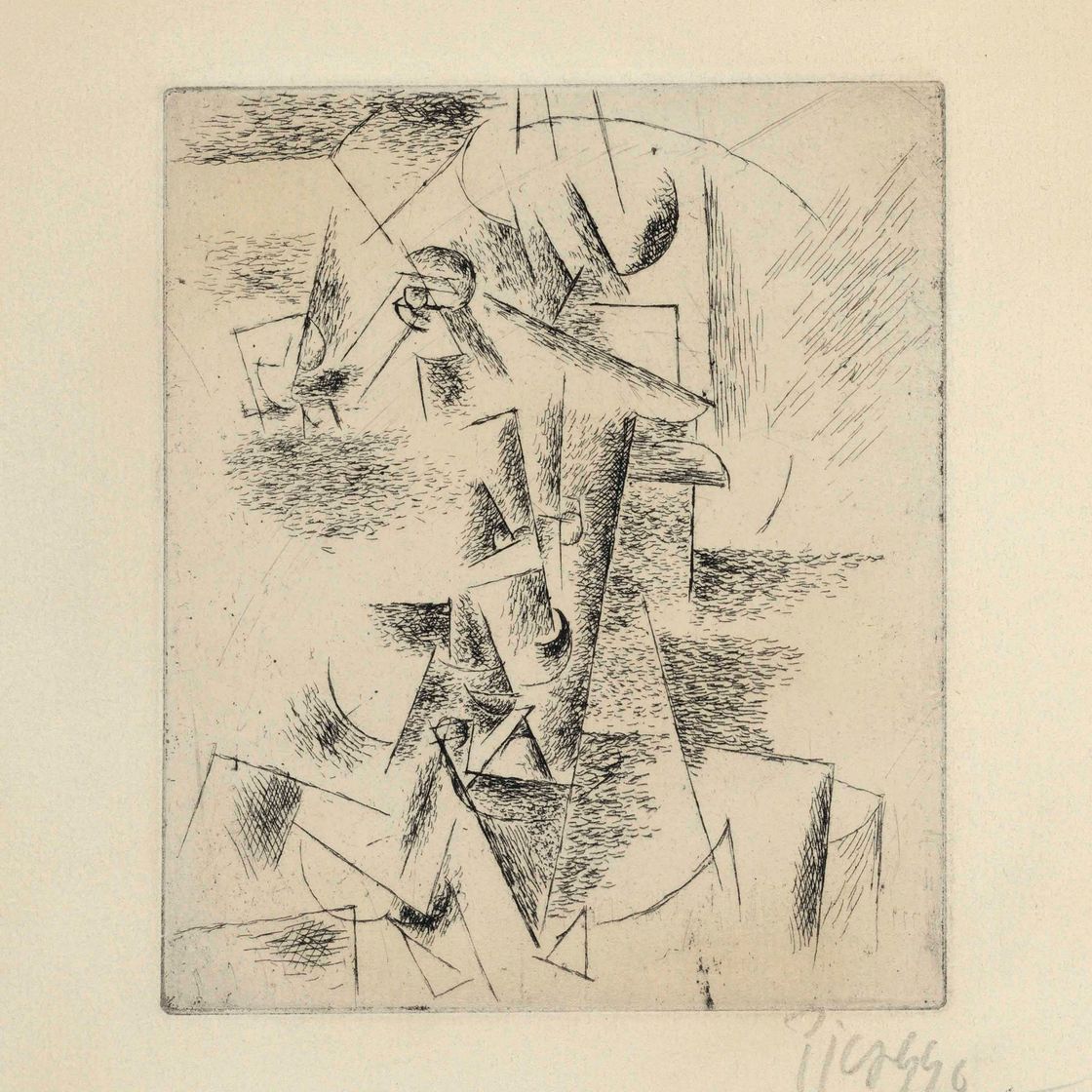 Pablo Picasso — Тет-а-тет с человеком за трубкой