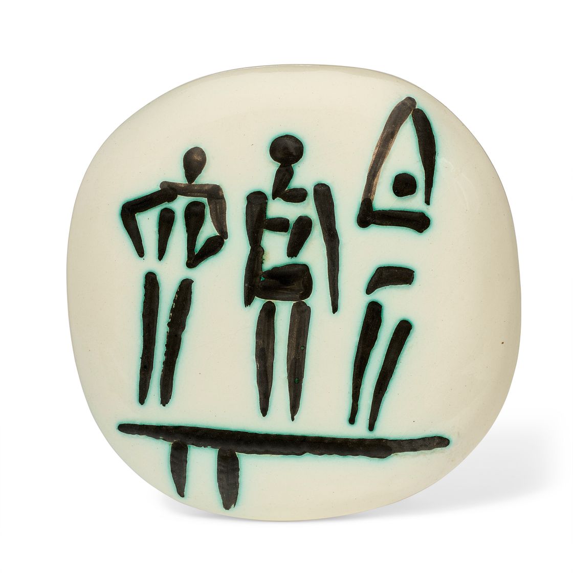 Pablo Picasso — Трое персонажей в Тремплене (A.R. 375)