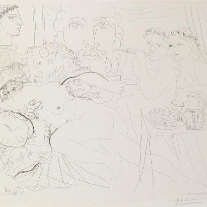 Pablo Picasso — Средство для ухода за кожей вокруг глаз une Femme от La Suite Vollard (Р. 191; Ba. 350 Bd)