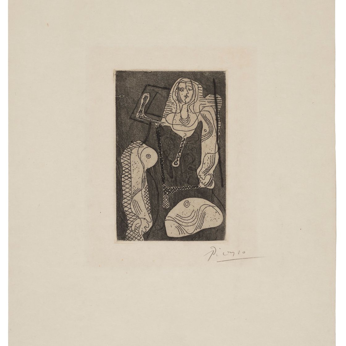 Pablo Picasso — Женщина во плоти, из произведений Пикассо, 1920-1926, изображение 1