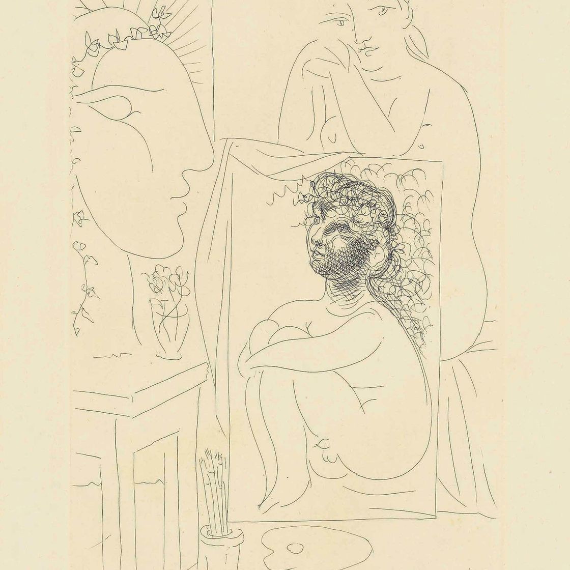 Pablo Picasso — Модель декораций к картине, автор: La Suite Vollard