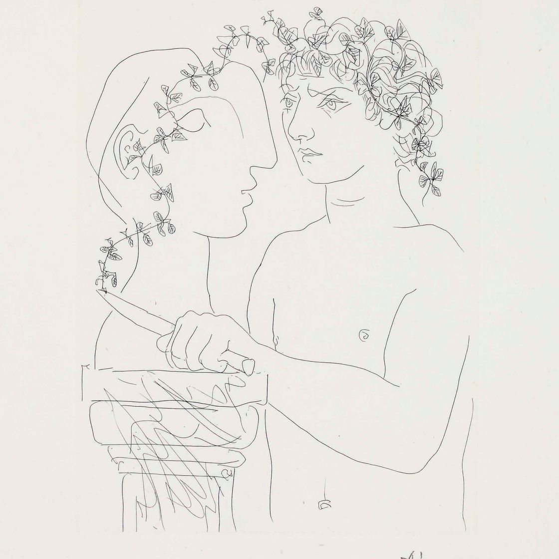 Pablo Picasso — Молодой человек, страдающий от тяжелой работы, от: La Suite Vollar d