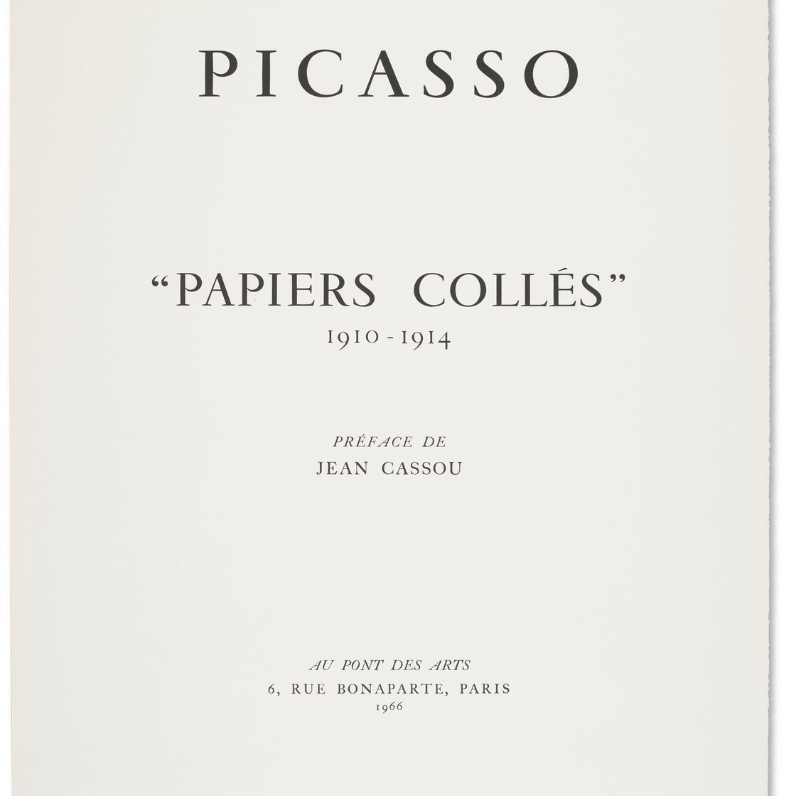 Pablo Picasso — Папье-маше 1910-1914 годов, изображение 3