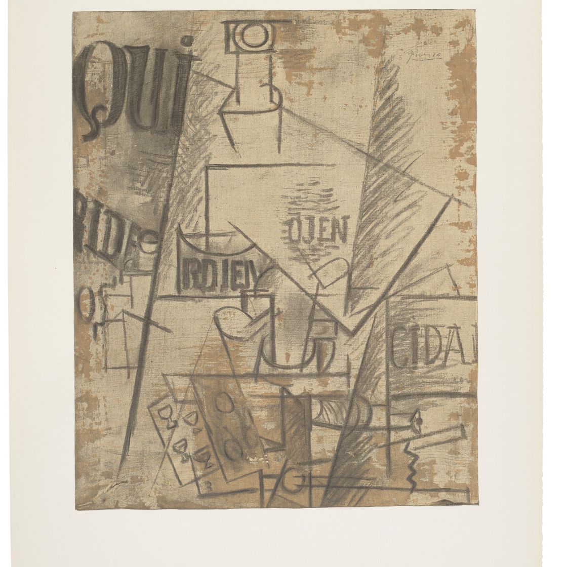 Pablo Picasso — Папье-маше 1910-1914 годов, изображение 7