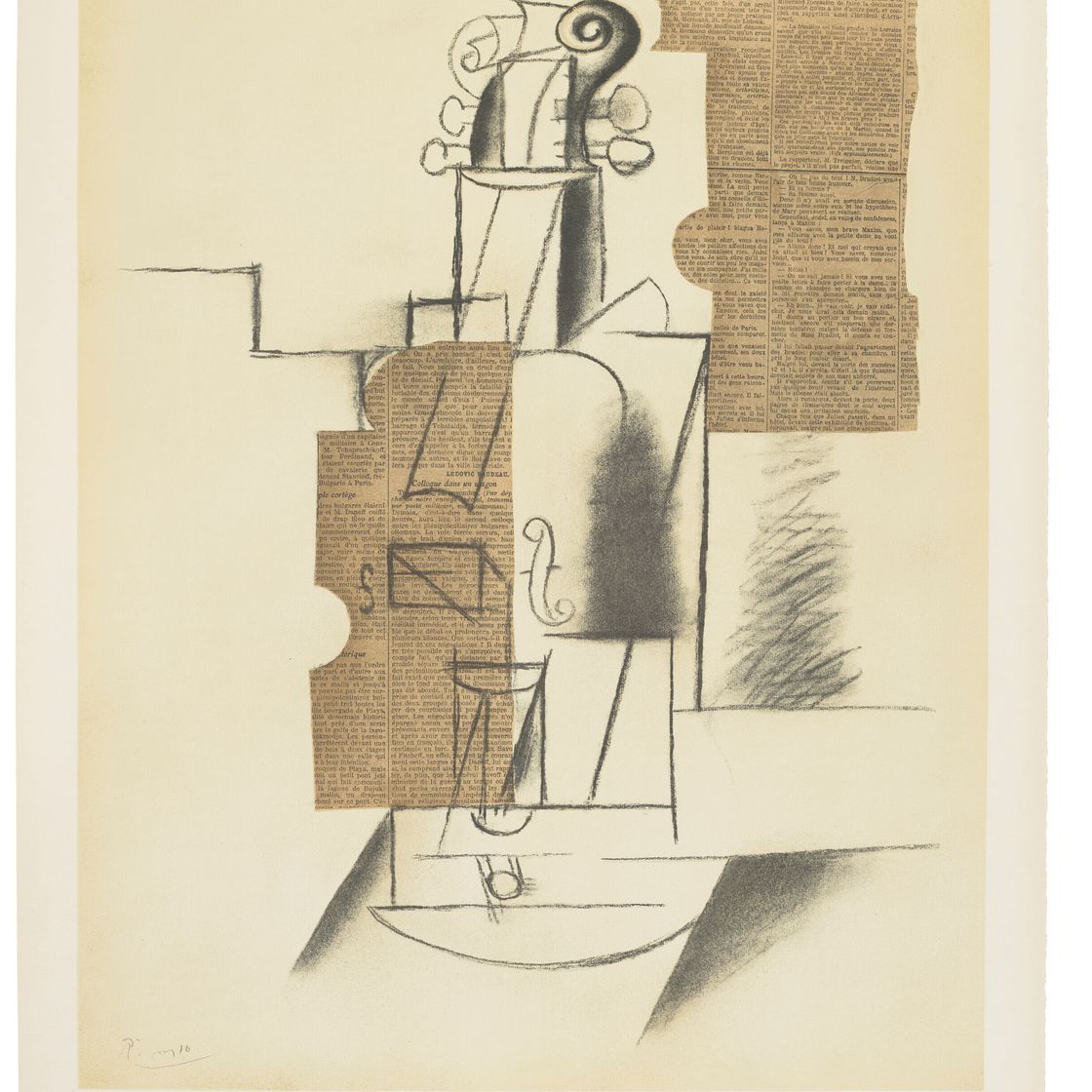 Pablo Picasso — Папье-маше 1910-1914 годов, изображение 8