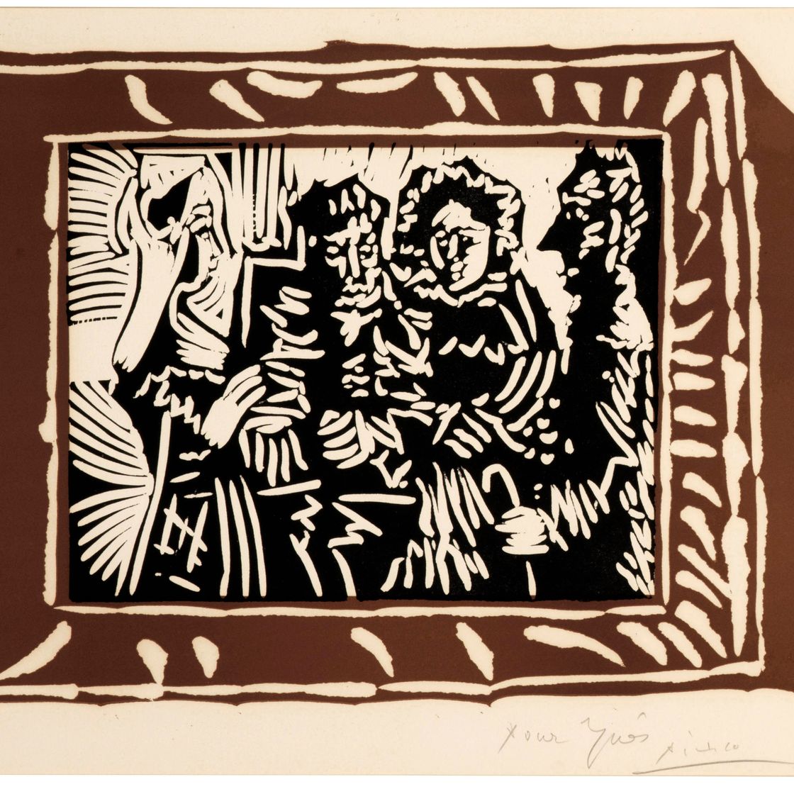Pablo Picasso — Портрет семьи Энгреск IV