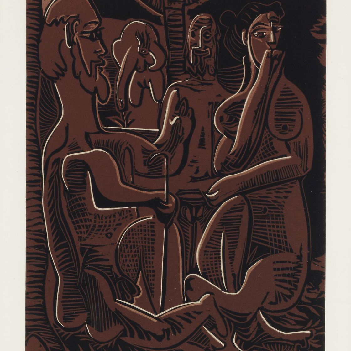 Pablo Picasso — Дежурный на Траве (1096 г. до н. э.; 1328 г. до н.э.)