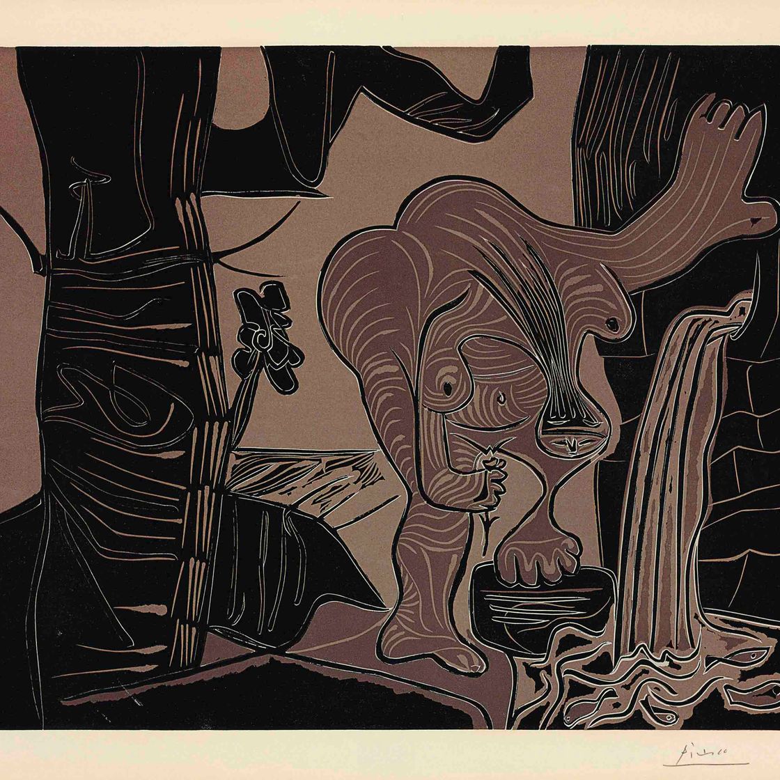 Pablo Picasso — Новая женщина из источника (B. 1093; Ba. 1326)