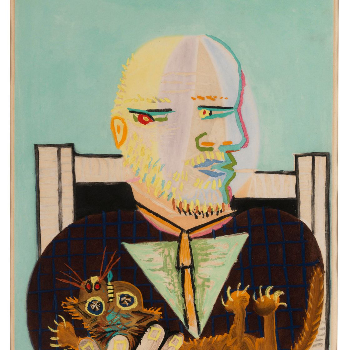 Pablo Picasso — Разговор Воллара и сына