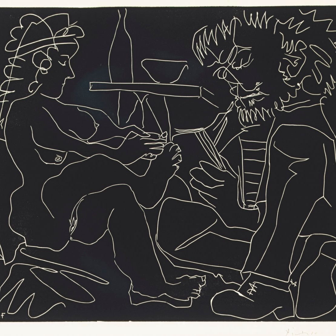 Pablo Picasso — Отец и сын модели (1194 г. до н.э.; 1357 г. до н.э.)