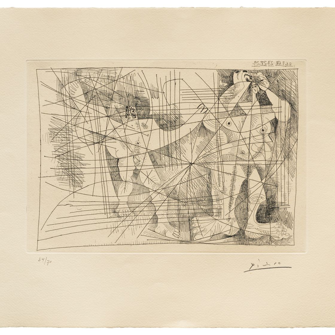 Pablo Picasso — Супружеская пара, из: La Magie Quotidienne