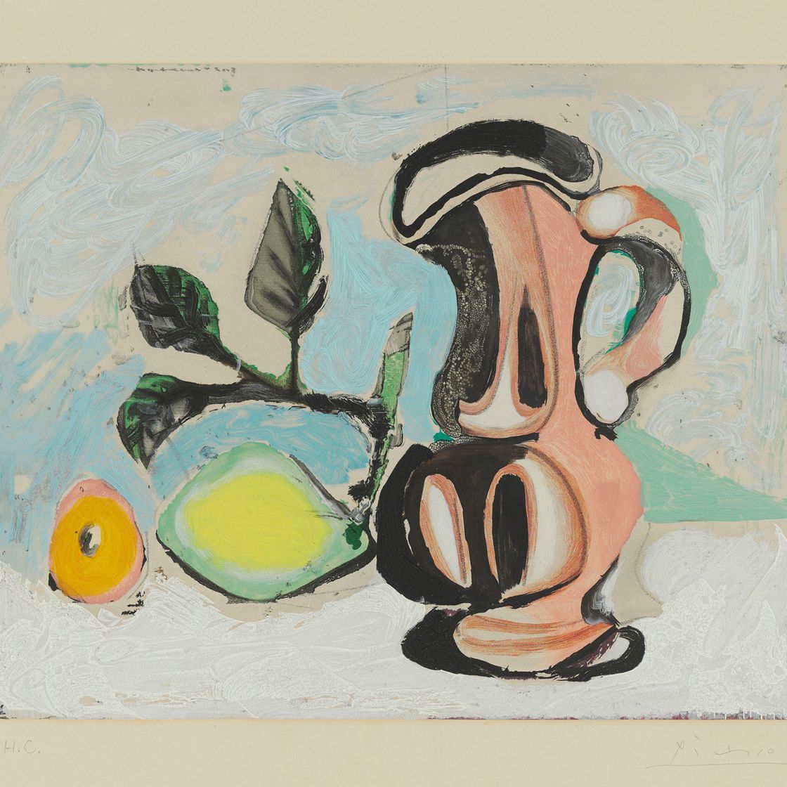 Pablo Picasso — Природа умирает от цитрусовых и румян пиче