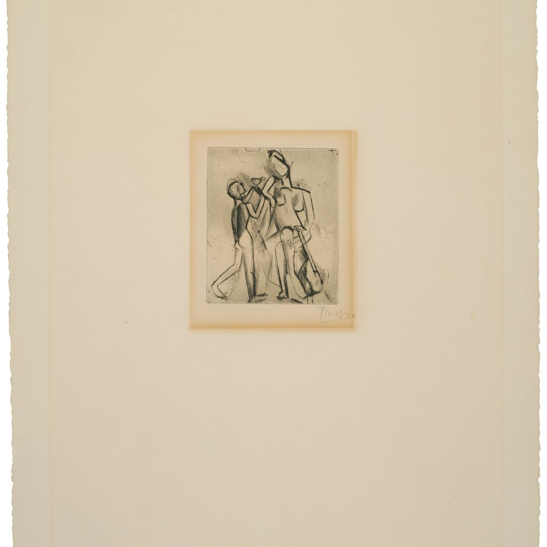 Pablo Picasso — Двойка фигур -нюансы, изображение 1