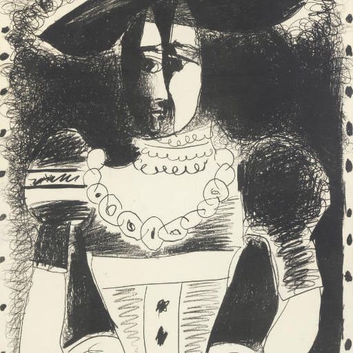 Pablo Picasso — Благородная дама (B. 871, M. 319)