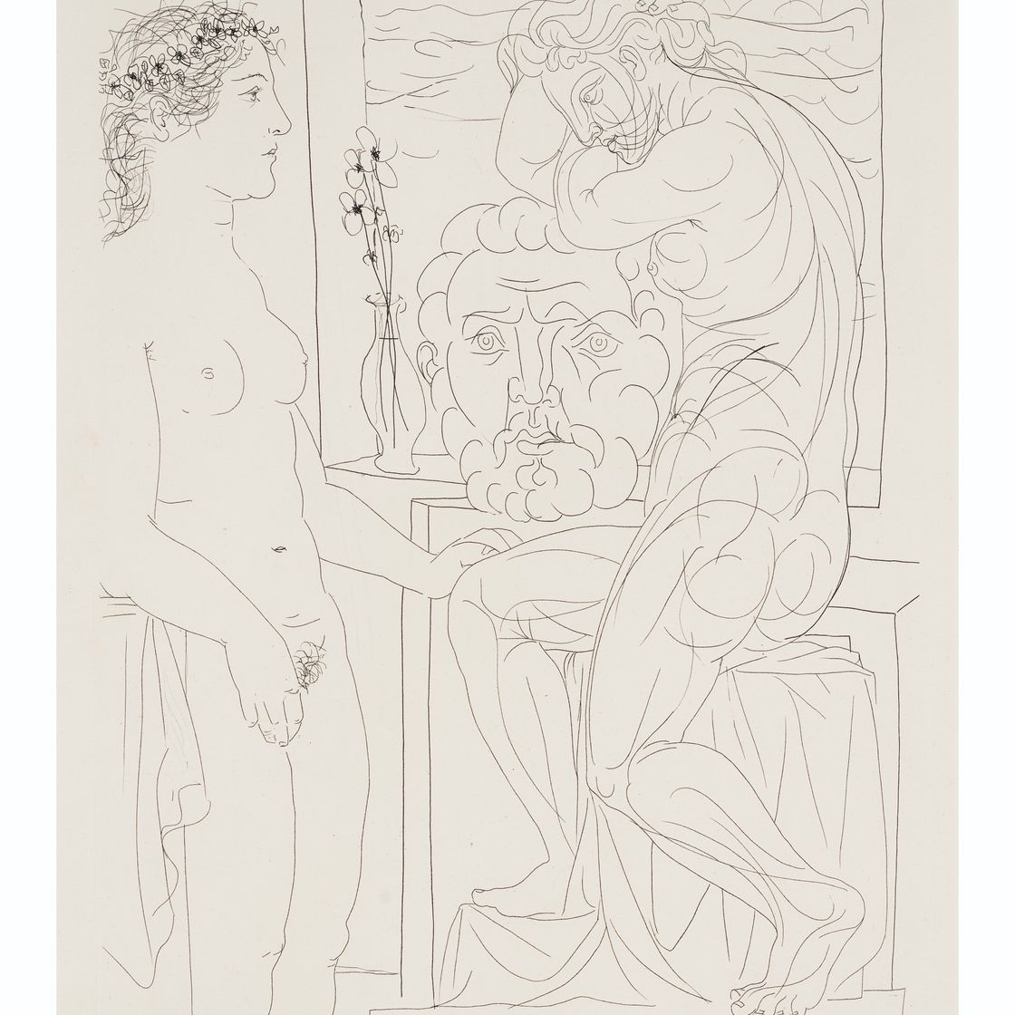 Pablo Picasso — Модель тела и скульптуры из коллекции La Suite Vollard