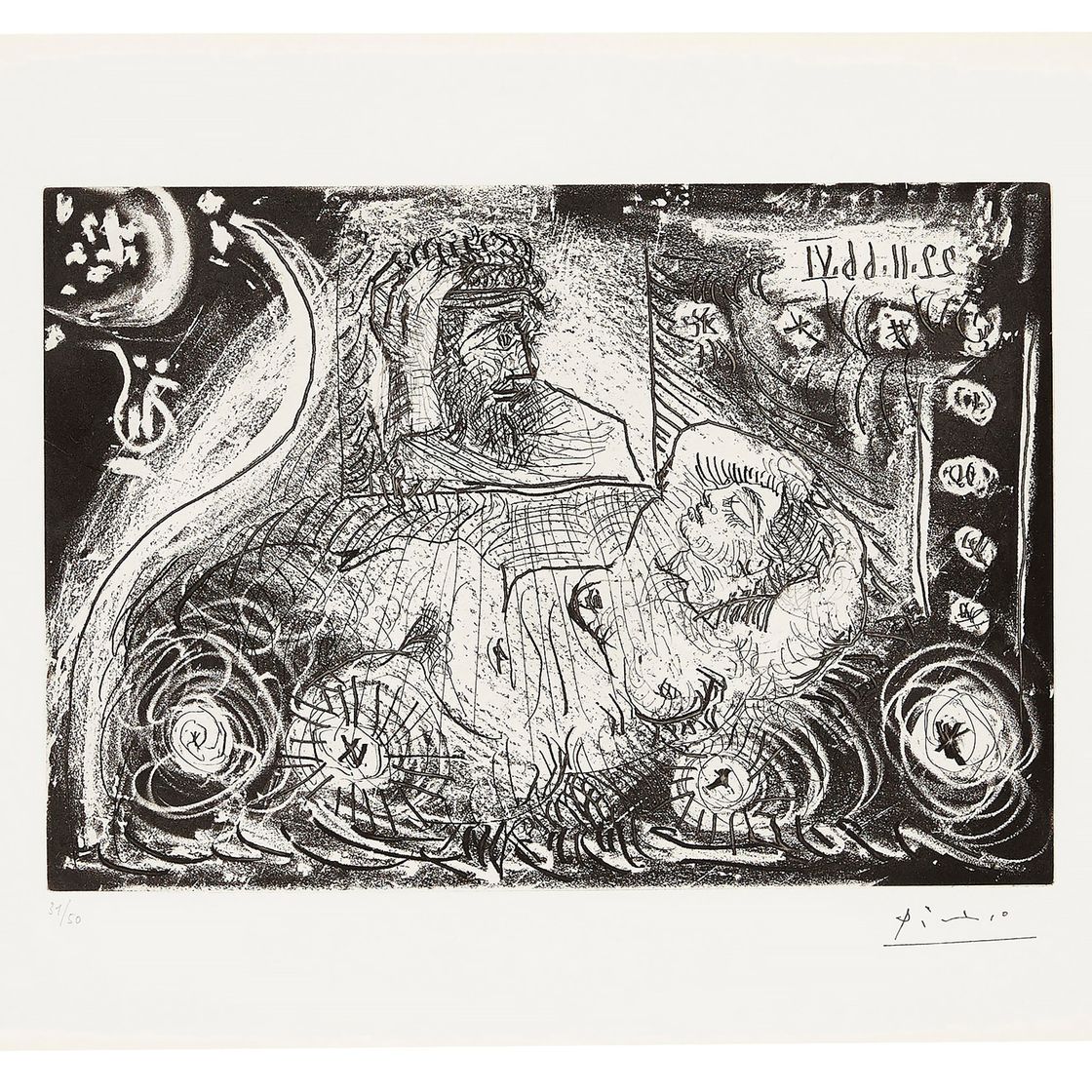 Pablo Picasso — В театре: Давид Сонган в Вифсабее