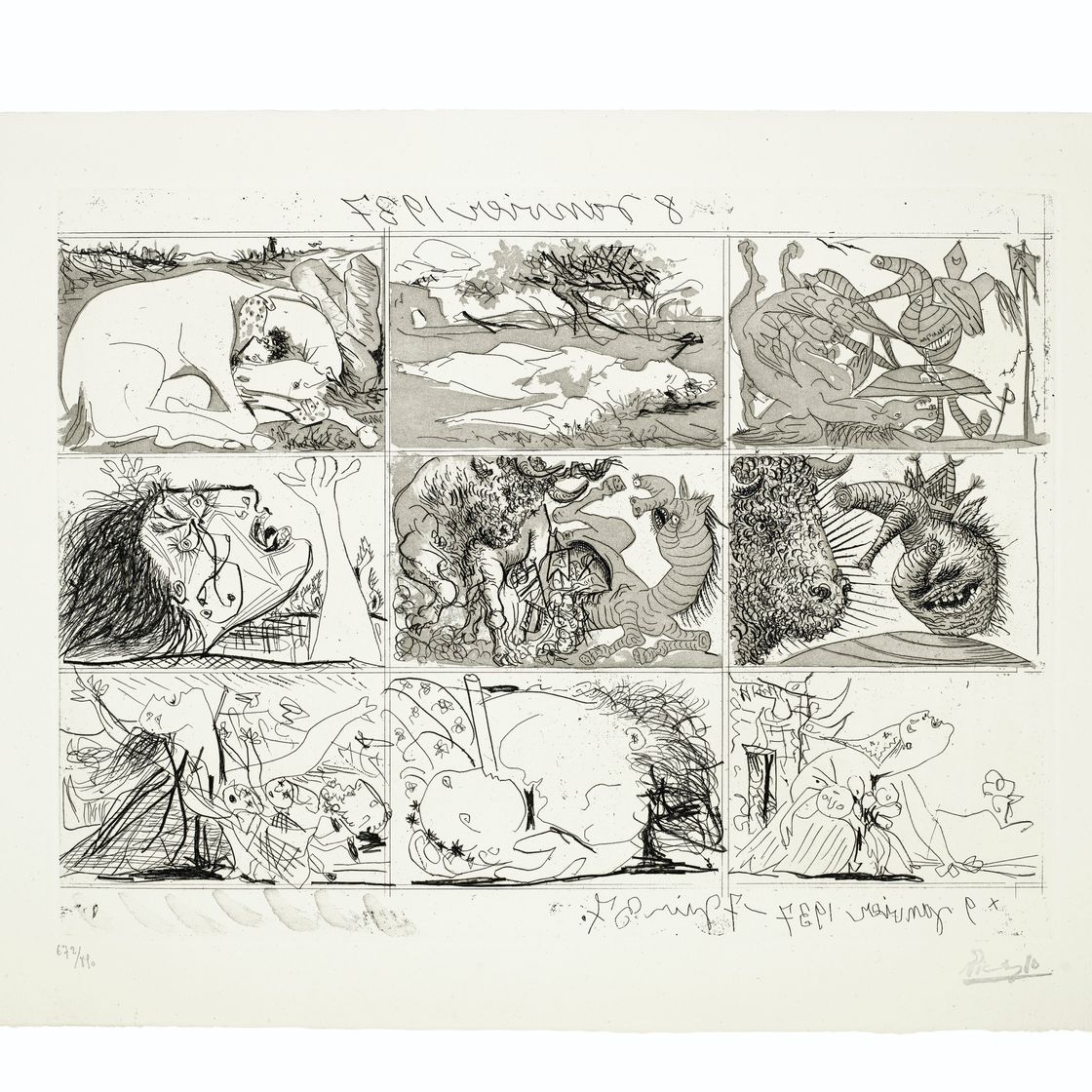 Pablo Picasso — Сын и мать Франко, изображение 2