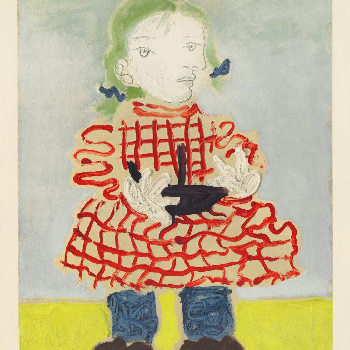 Pablo Picasso — Портрет Майи на бато