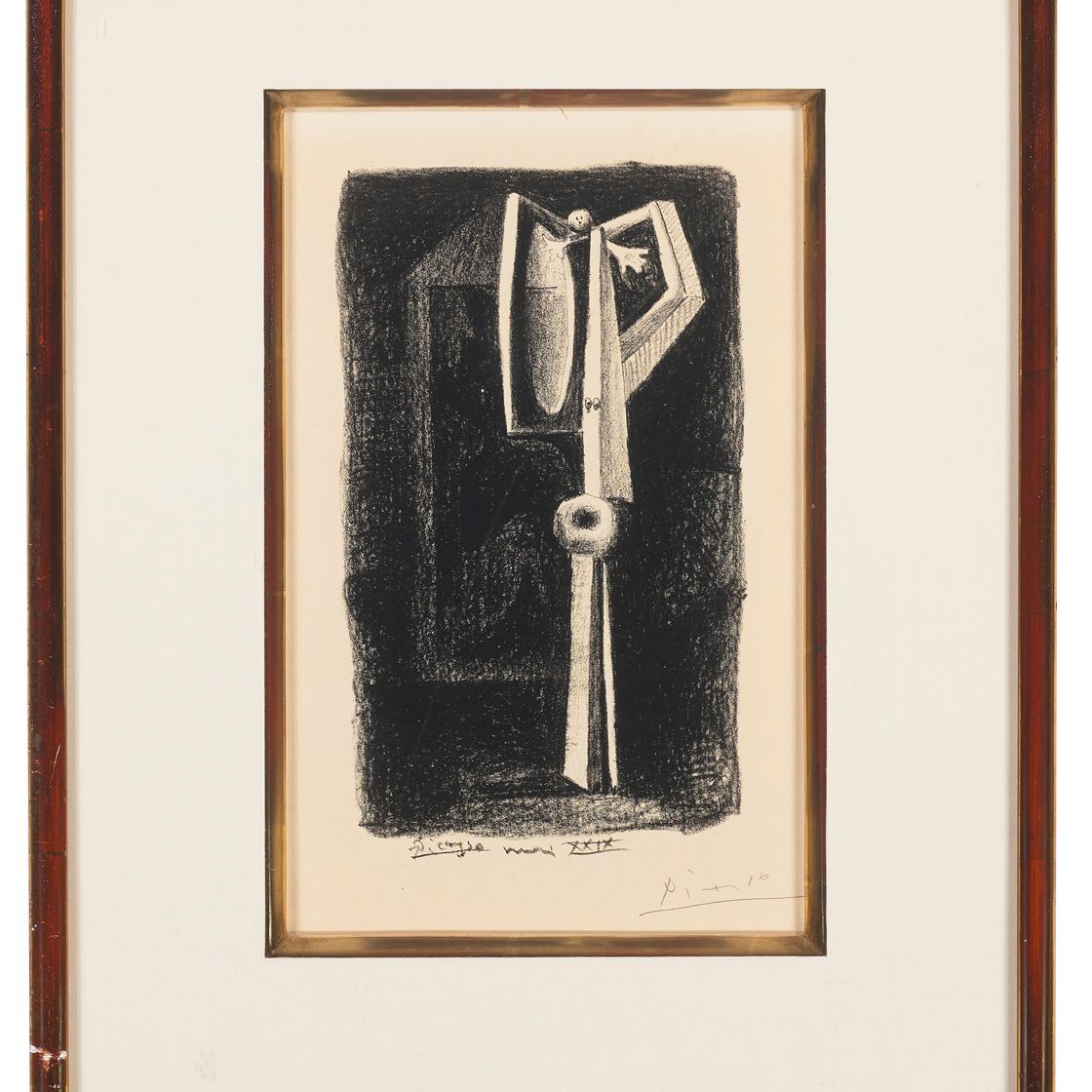 Pablo Picasso — Рисунок из рукописного автографа, изображение 2
