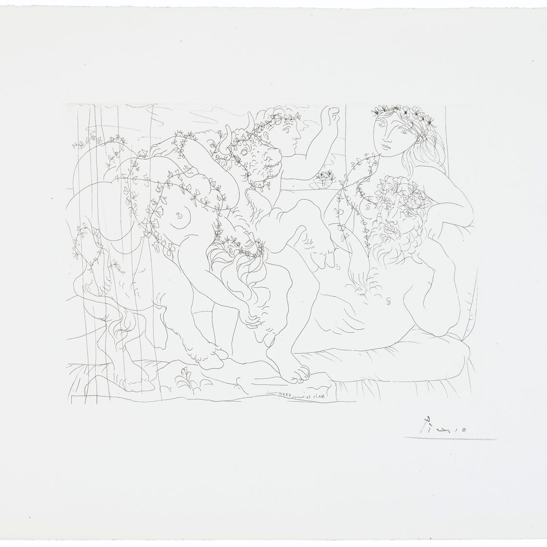 Pablo Picasso — Музей скульптора, созданного для вакханалии в Торо, из "Ла Сюит Воллар"
