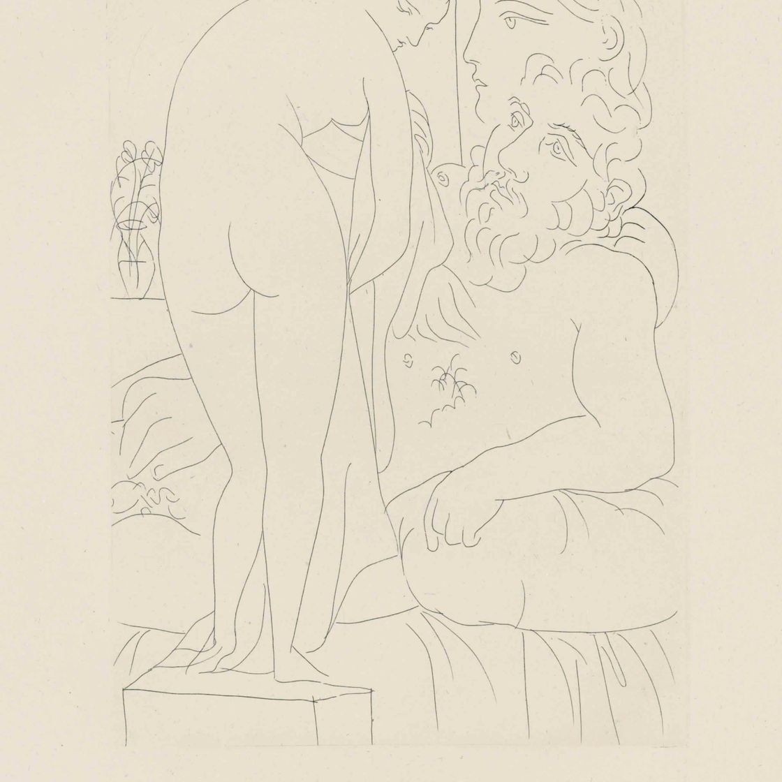 Pablo Picasso — Выставка работ скульптора, создавшего драпировку, от: La Suite Vollard