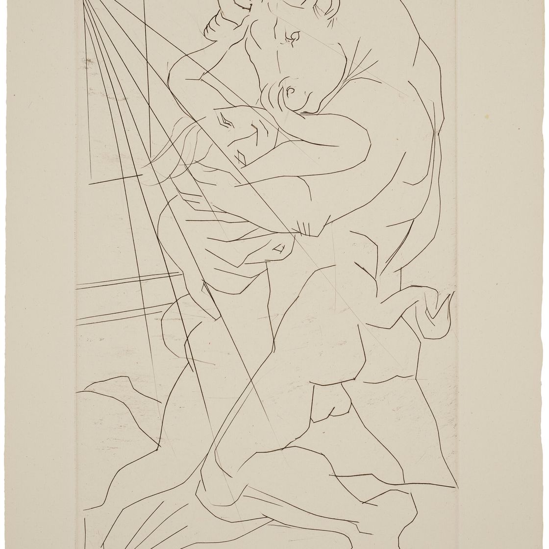 Pablo Picasso — Минотавр обнимает мою женщину, изображение 1
