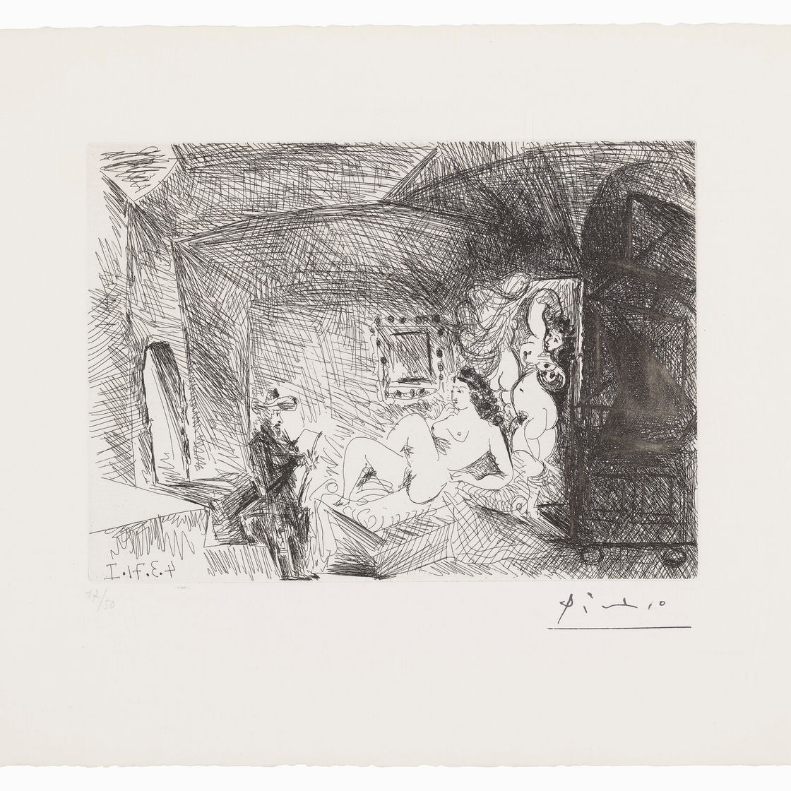 Pablo Picasso — Серия 156 : две тарелки, изображение 2